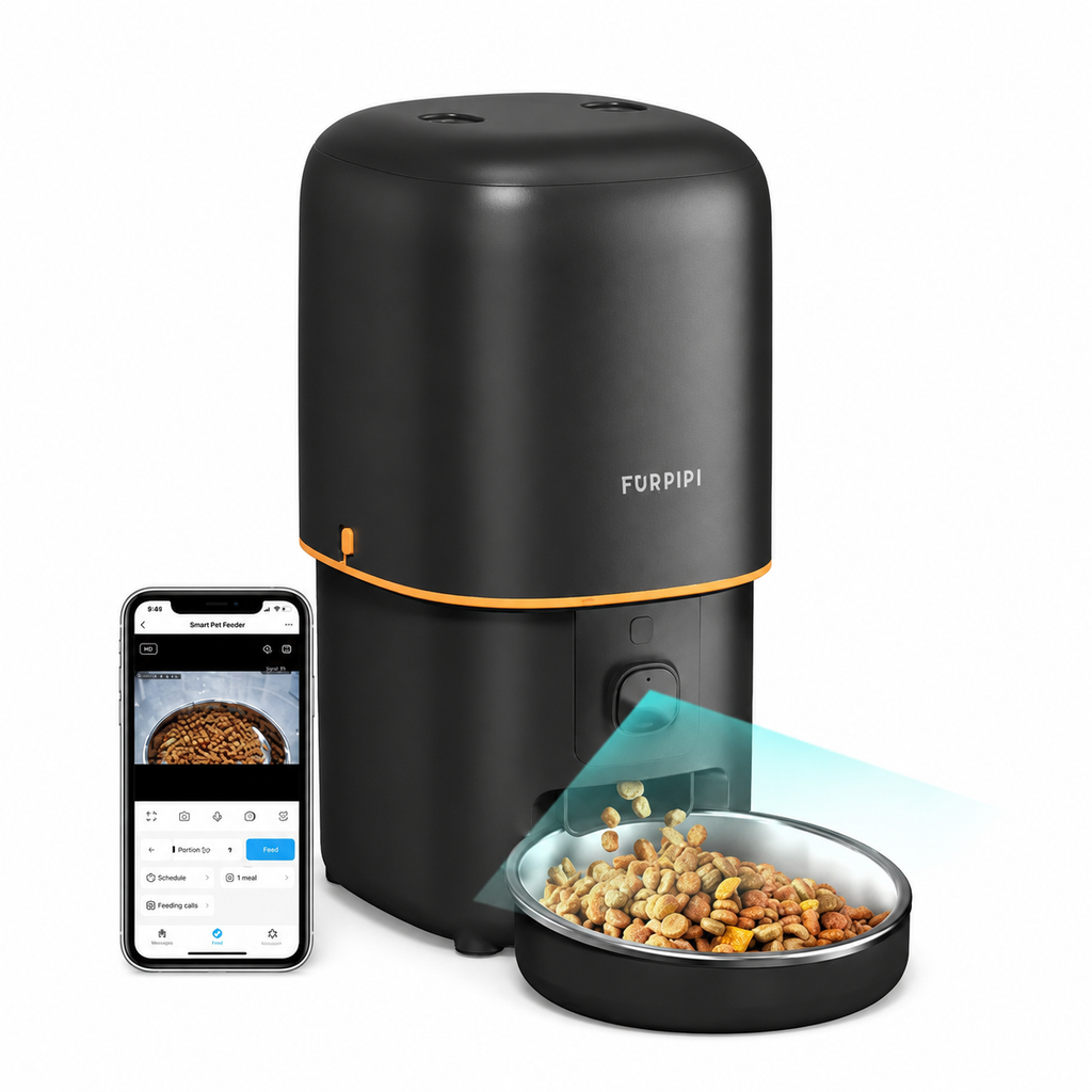 SmartCam 4L Wi-Fi Pet Feeder with 1080p Camera