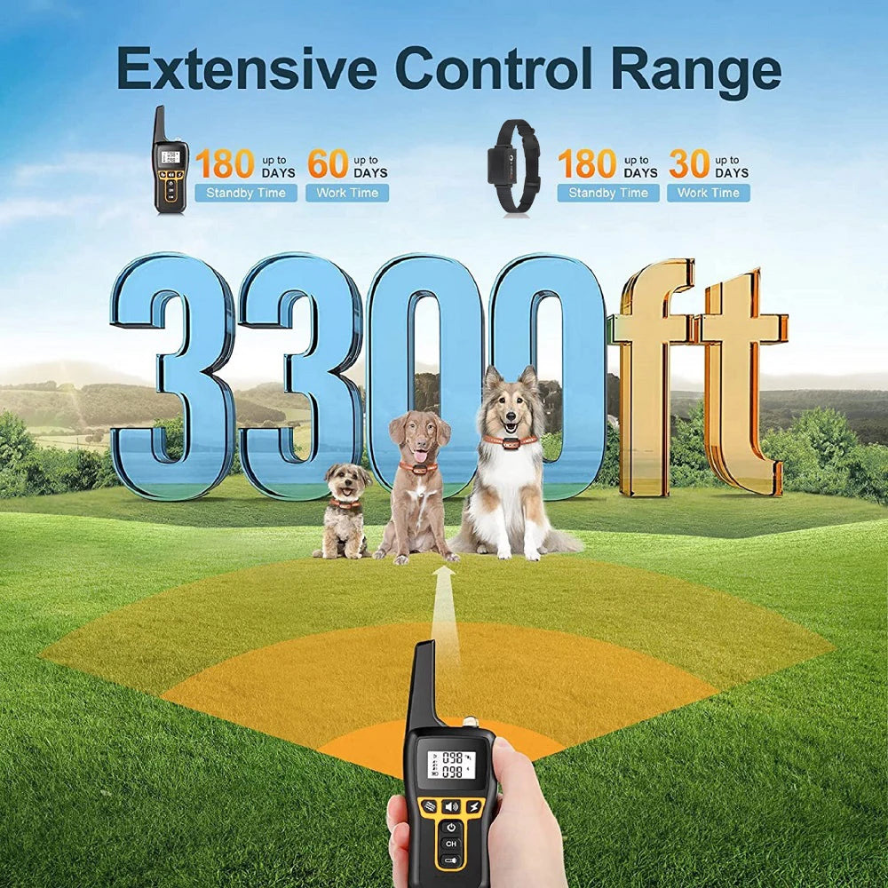 Remote Dog Training Collar with Beep & Vibration