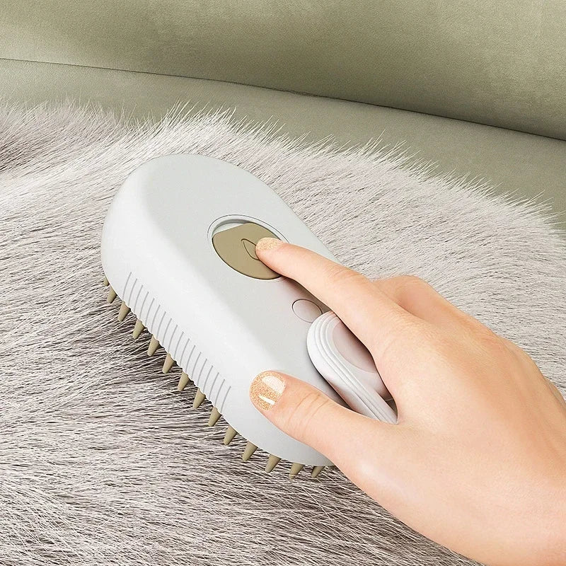MistGroom 3-in-1 Pet Massage Brush