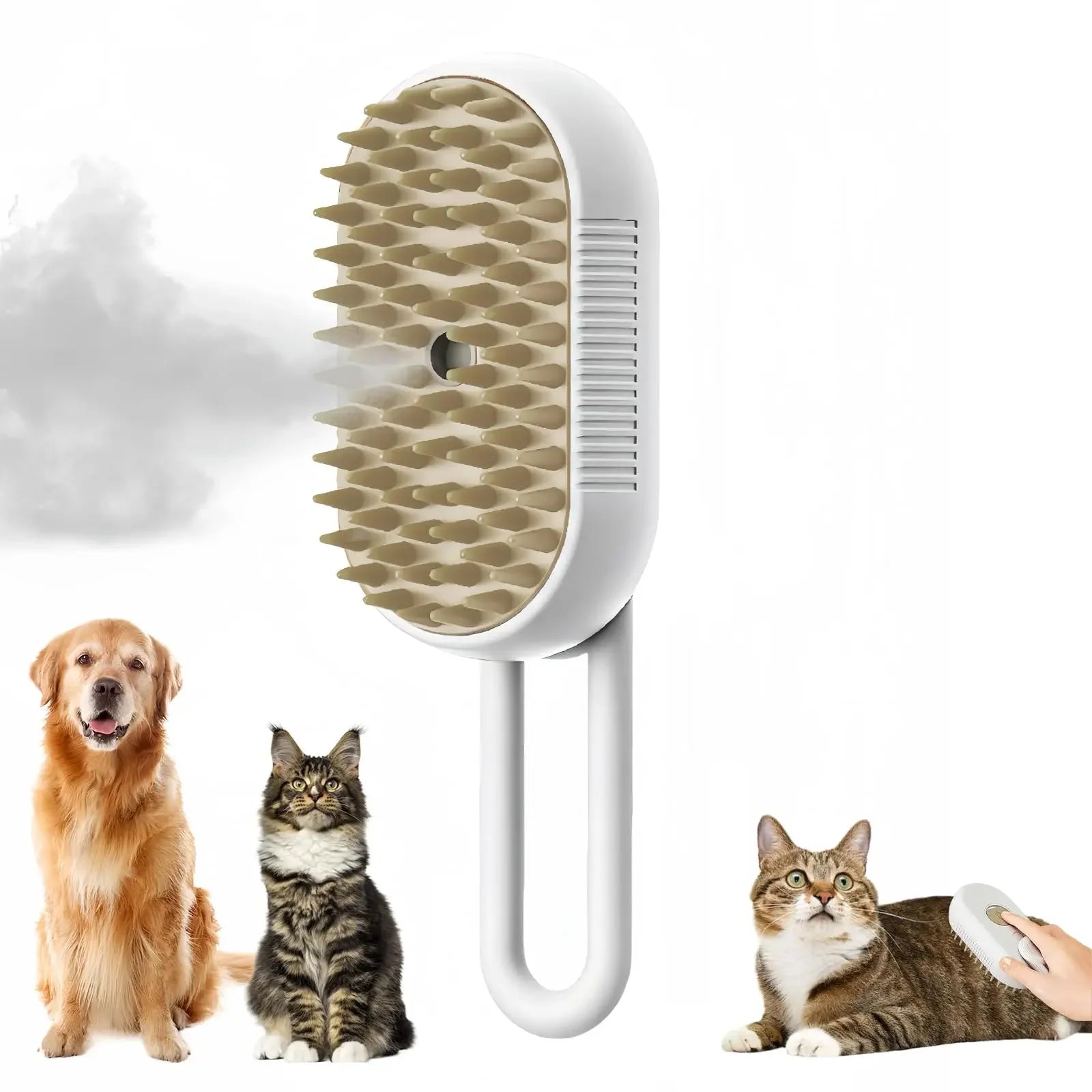 MistGroom 3-in-1 Pet Massage Brush