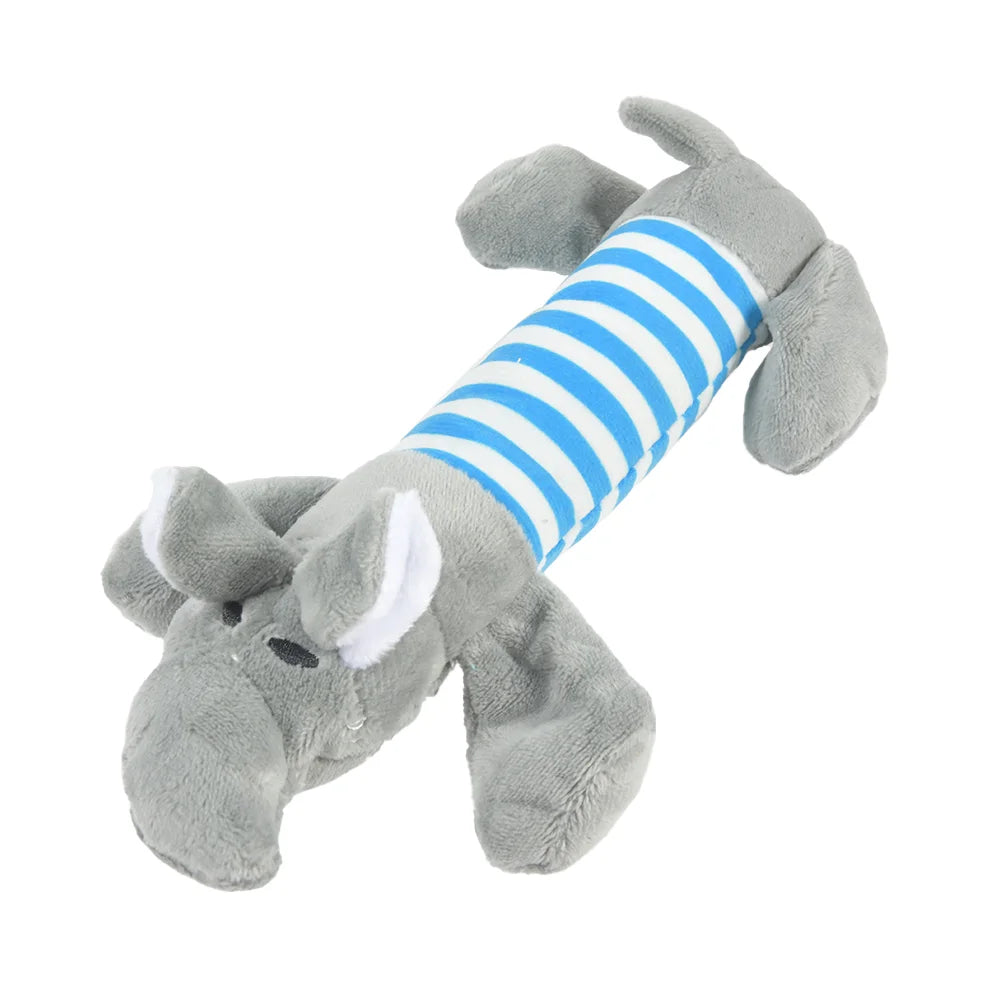 WildPals™ Plush Animal Squeaky Toy — Interactive Dog & Cat Companion