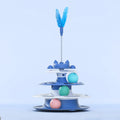 SpinTrack™ Rotating Turntable Cat Toy — Ball & Wand Boredom Buster