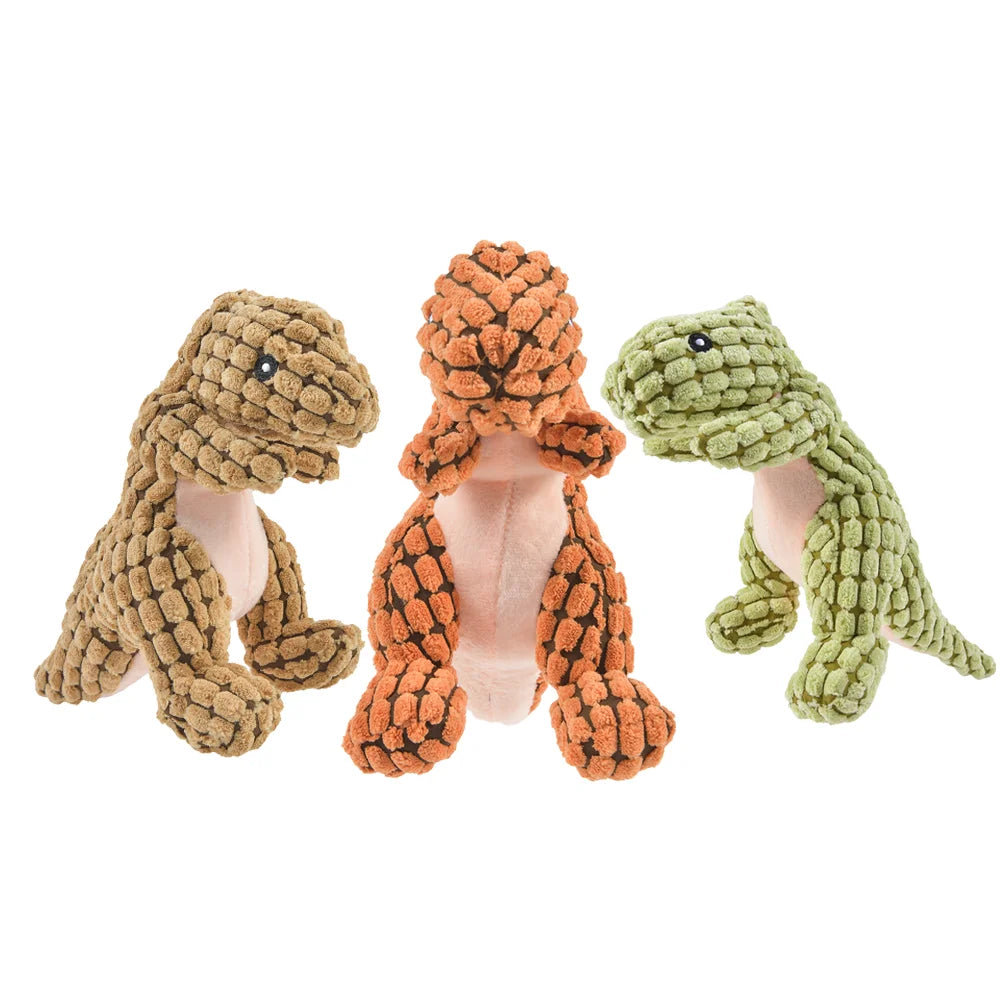 WildPals™ Plush Animal Squeaky Toy — Interactive Dog & Cat Companion