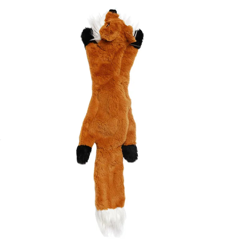 WildPals™ Plush Animal Squeaky Toy — Interactive Dog & Cat Companion
