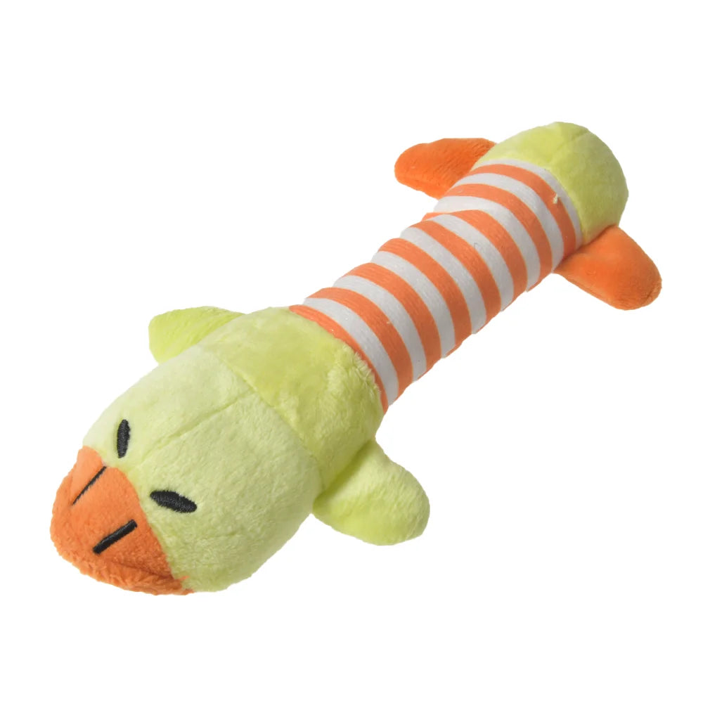 WildPals™ Plush Animal Squeaky Toy — Interactive Dog & Cat Companion