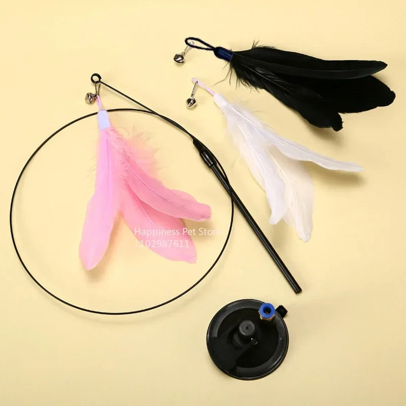 FeatherWand Pro — Suction Cup Interactive Cat Teaser