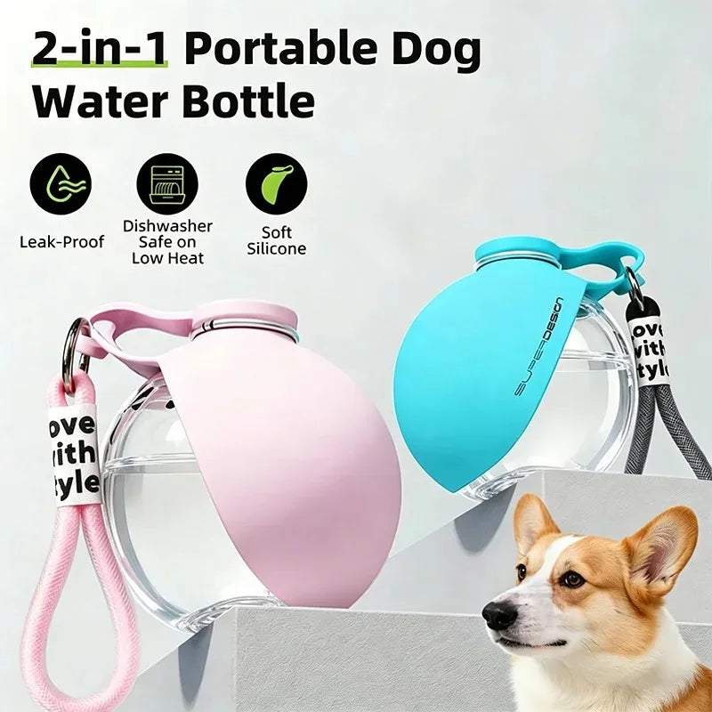 PawSip 285ml Portable Pet Water Bottle
