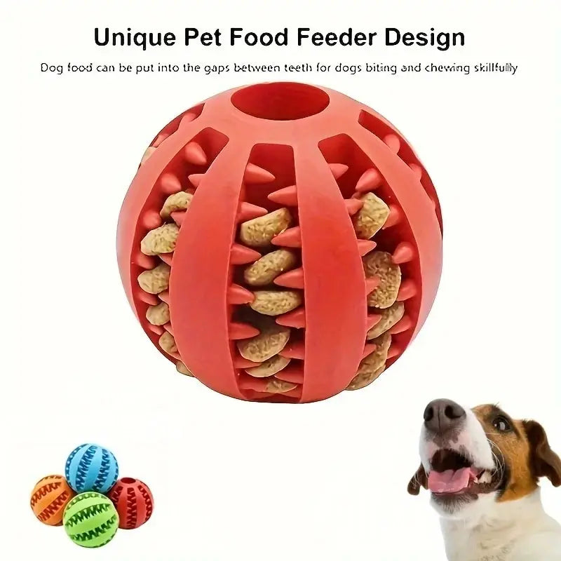ChewClean™ Treat-Dispensing Dental Ball — Dog Chew & Teeth Cleaner