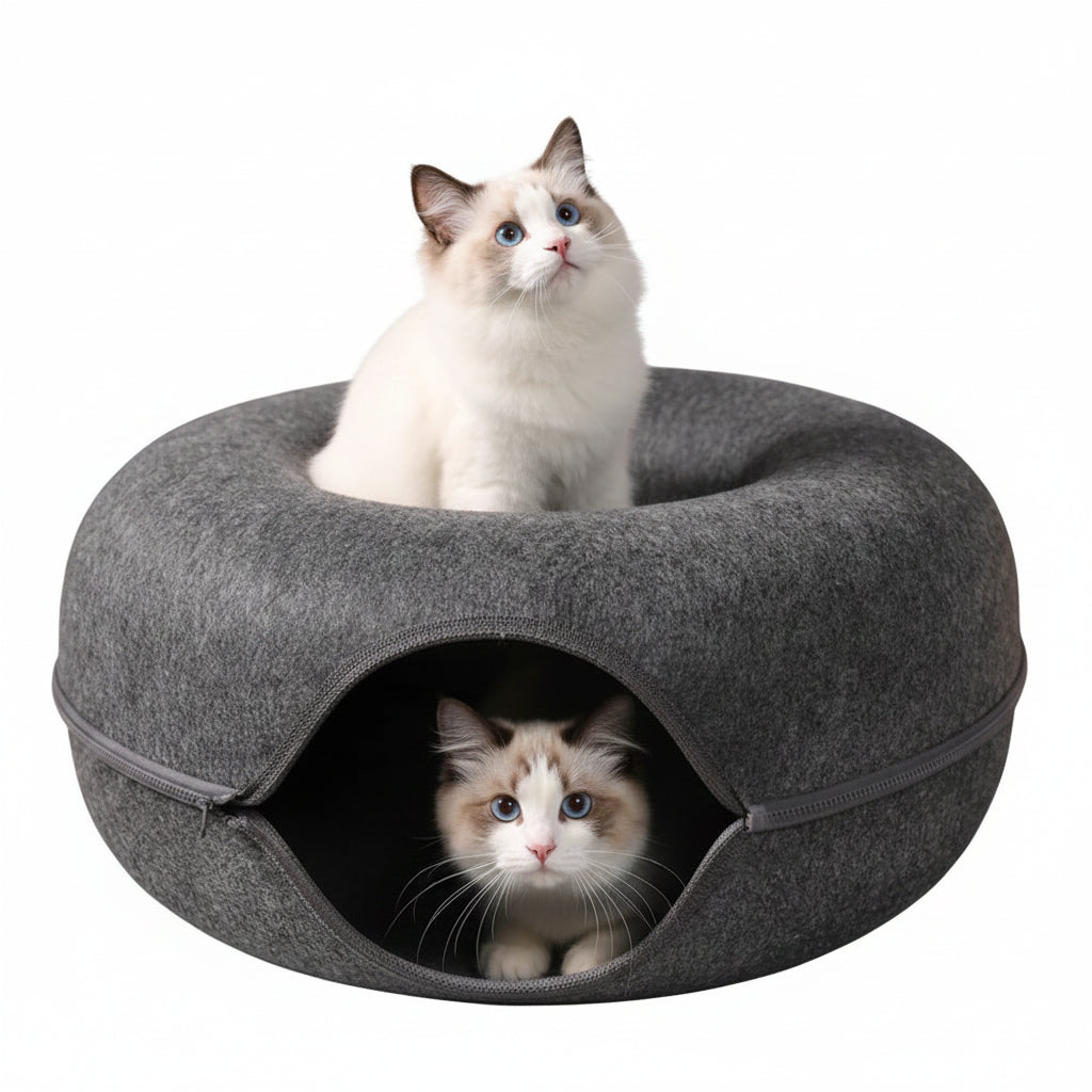 🐱 FjordNest™ PlayNest Tunnel Bed
