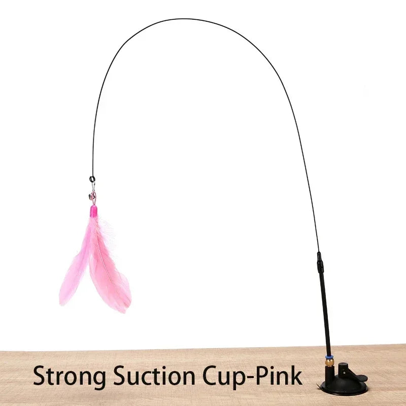FeatherWand Pro — Suction Cup Interactive Cat Teaser