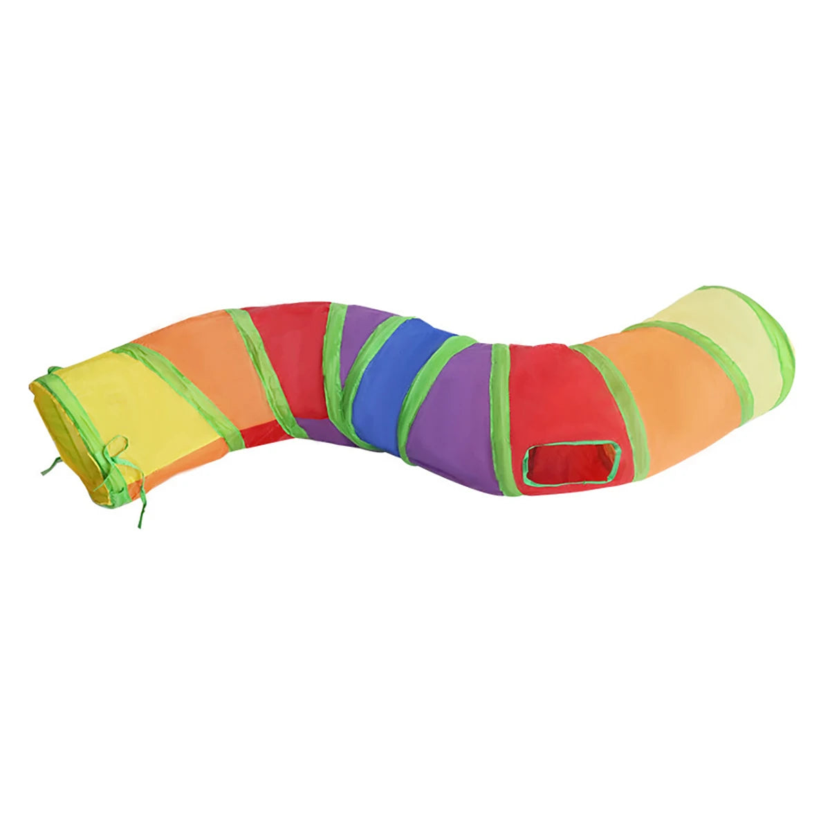 TunnelRun™ Foldable Pop-Up Play Tunnel — Cat & Puppy Exercise Toy
