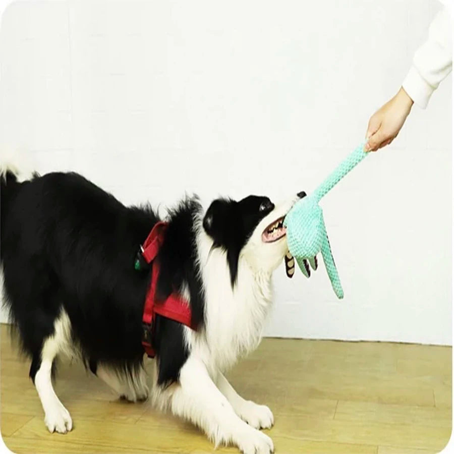 OctoPlush™ Squeaky Plush Octopus Dog Companion Toy