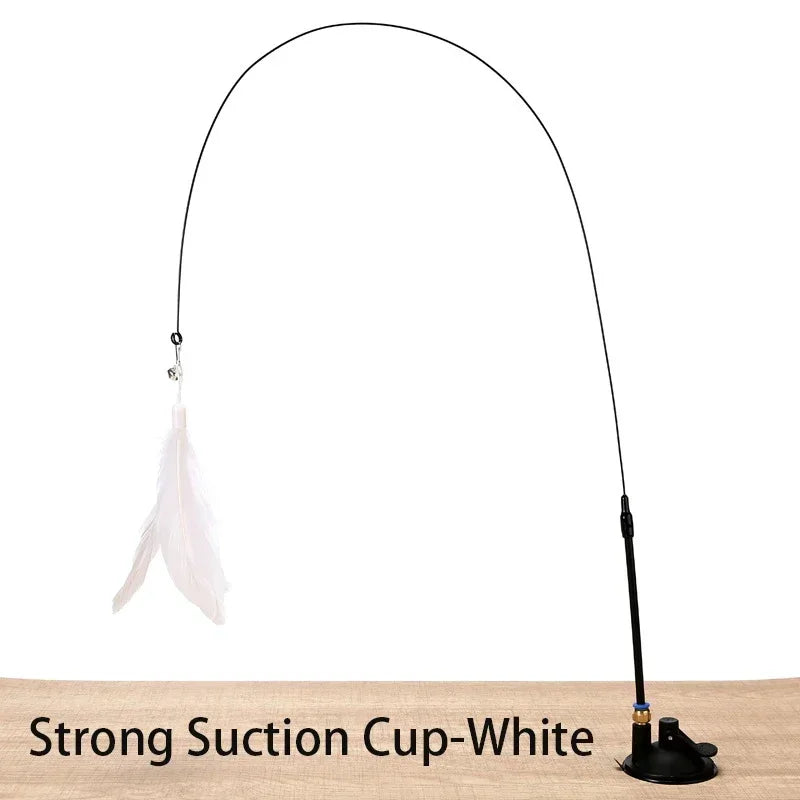 FeatherWand Pro — Suction Cup Interactive Cat Teaser