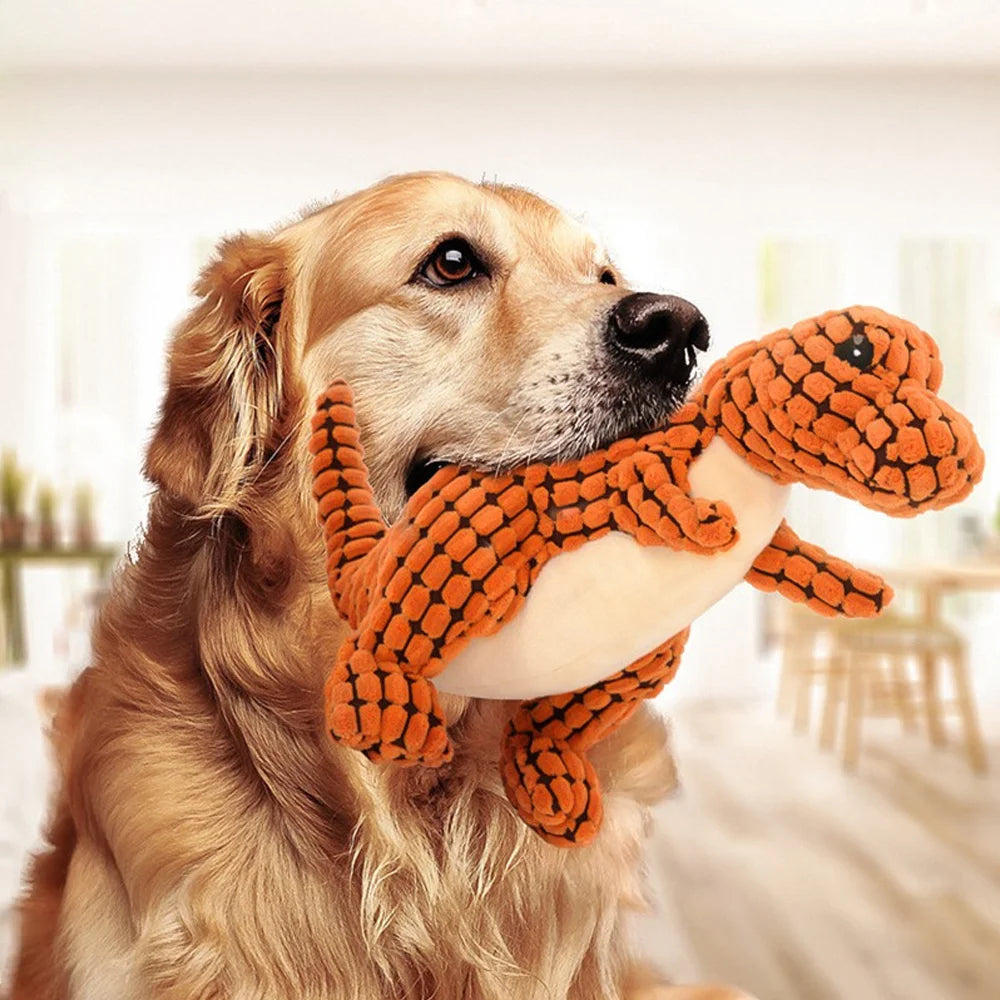 WildPals™ Plush Animal Squeaky Toy — Interactive Dog & Cat Companion