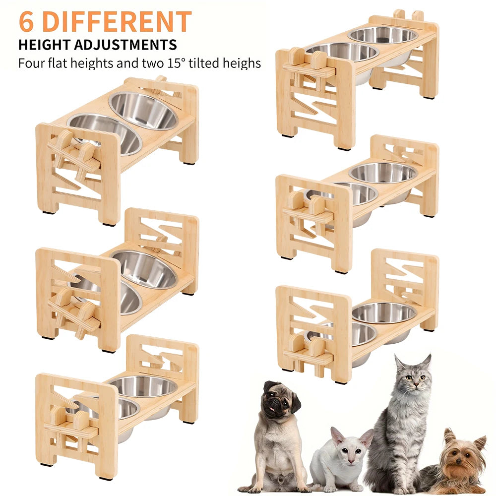 ComfyDine Elevated Pet Bowl Set