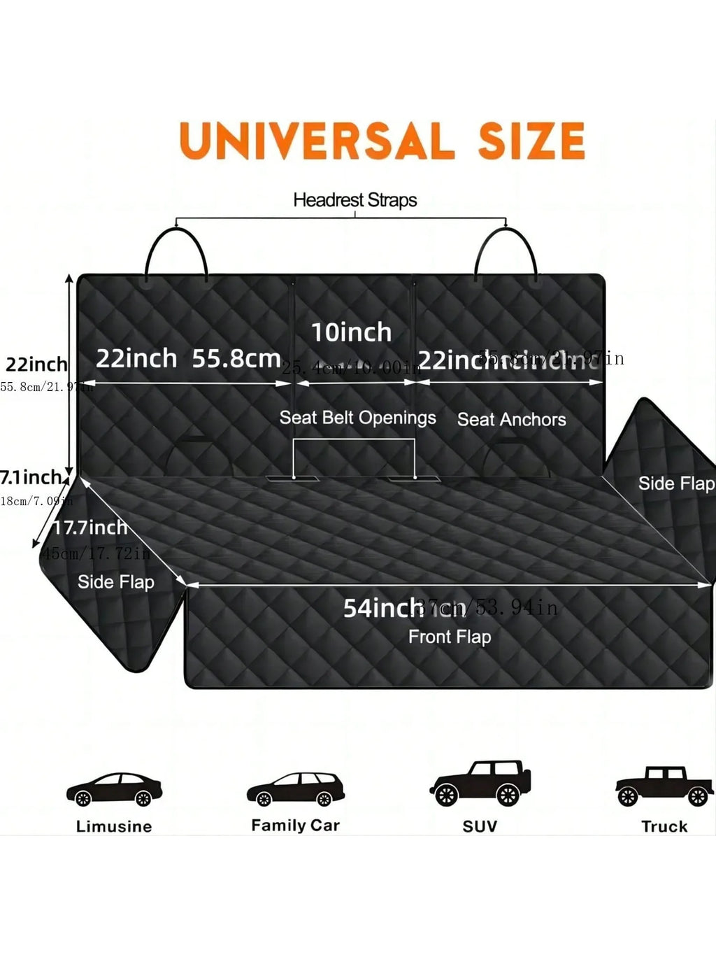 🚗 FjordNest™ TravelGuard Car Seat Cover