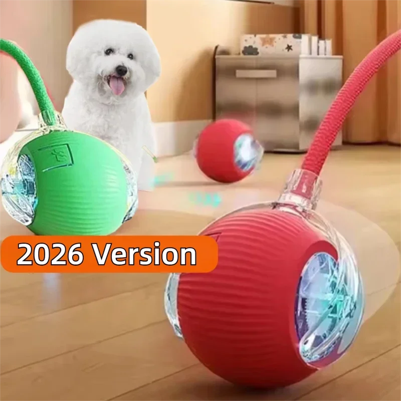 SmartRoll™ Rechargeable Auto-Rolling Ball — Interactive Dog Toy