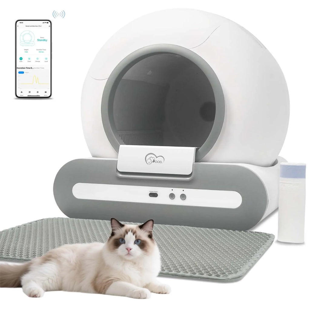 CleanNest 65L Self-Cleaning Cat Litter Box