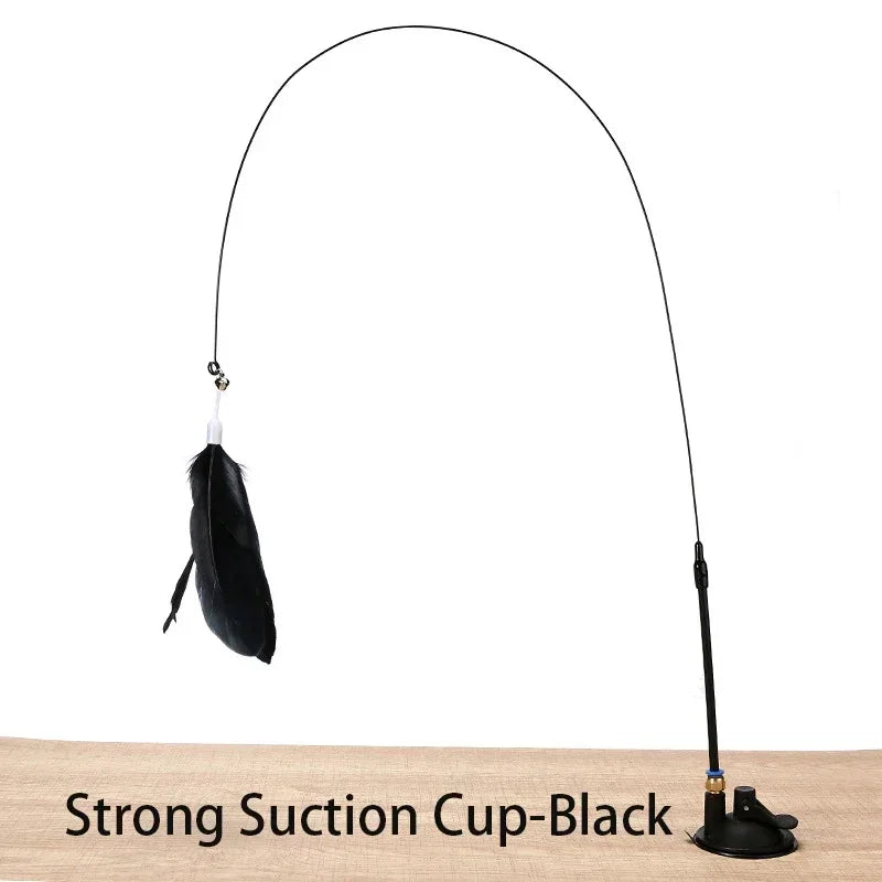 FeatherWand Pro — Suction Cup Interactive Cat Teaser