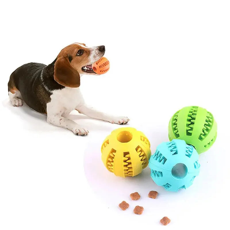 ChewClean™ Treat-Dispensing Dental Ball — Dog Chew & Teeth Cleaner