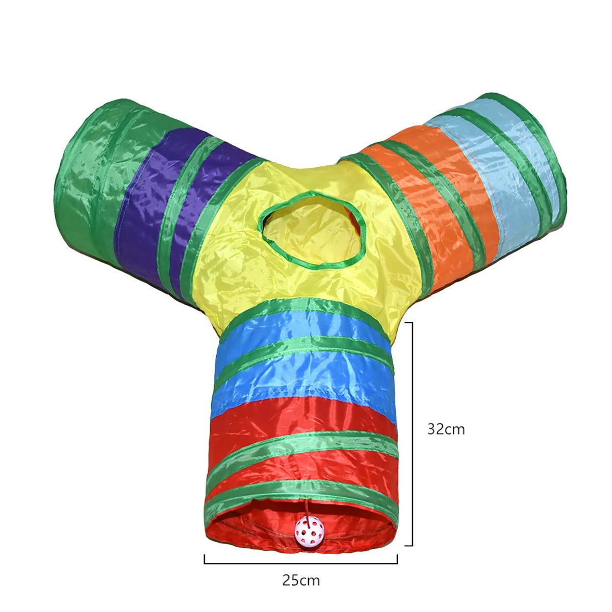 TunnelRun™ Foldable Pop-Up Play Tunnel — Cat & Puppy Exercise Toy