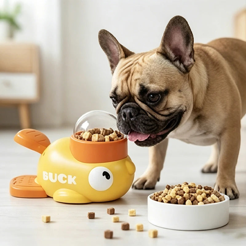 DuckDrop™ 2-in-1 Treat Dispenser & Slow Feeder — Dog Training Toy